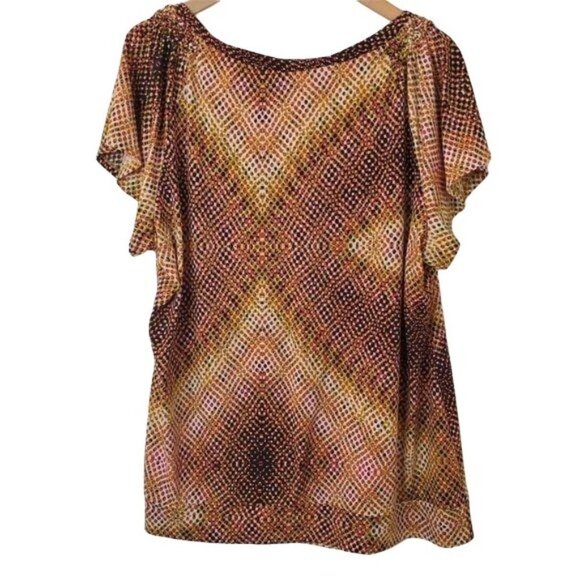 WORTHINGTON |  Multicolor Dotted Blouse - Picture 4 of 5